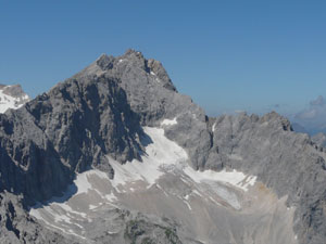Zugspitze von der Alpspitze aus gesehen